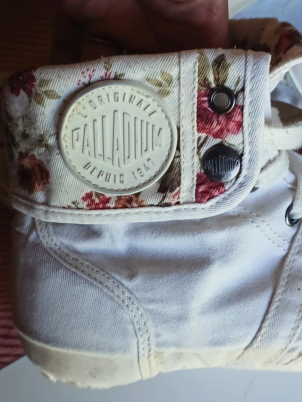 Palladium blanc cassé fleuri  pointure 39 – photo 5